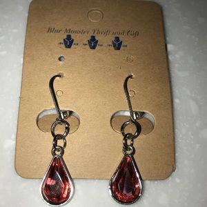 3/$15 Handmade Pink Glass Bead Leverback Earrings